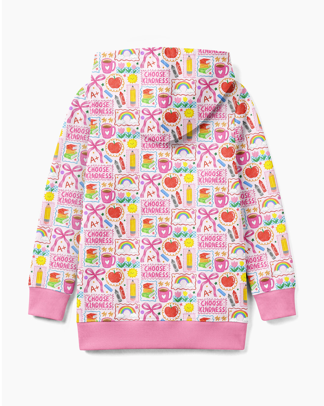 Kindness School Girl Bamboo Zip Hoodie