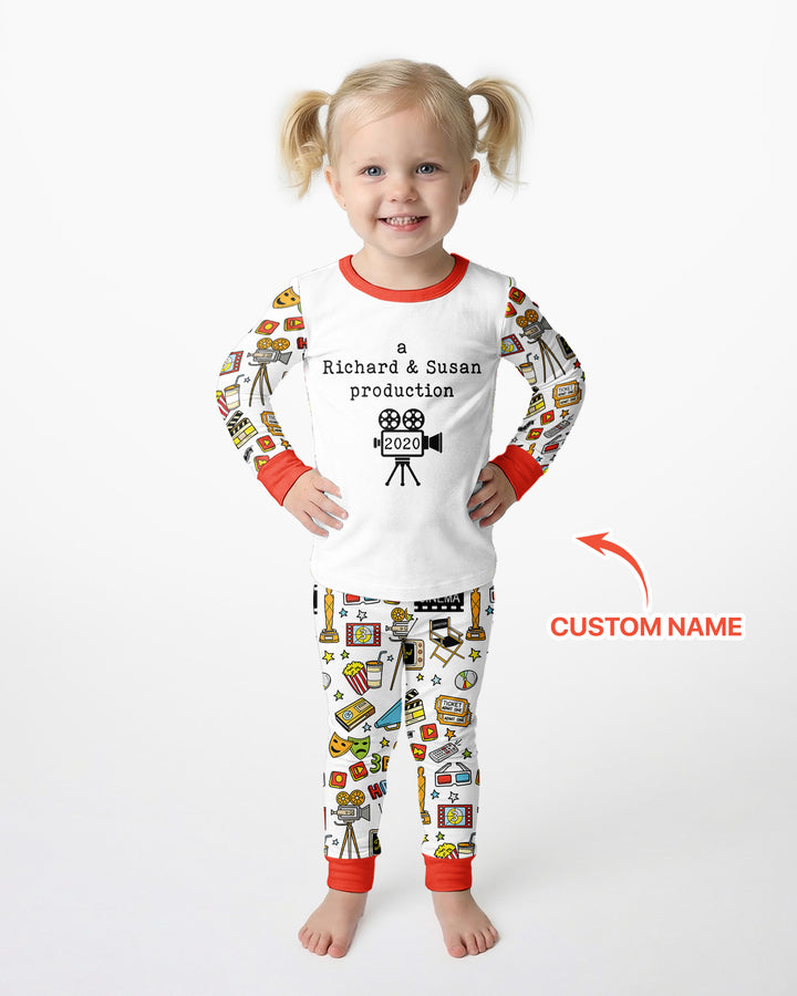 A Mom & Dad Production Bamboo Two Piece Long Sleeve Pajama Set