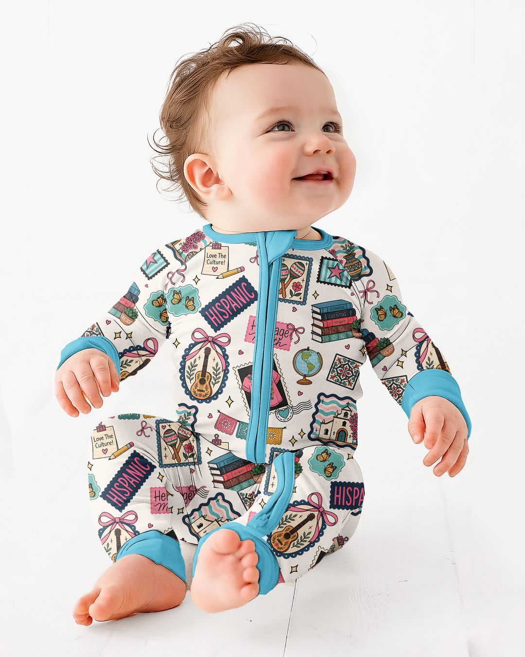 Happy Hispanic Heritage Month Bamboo Convertible Zippy