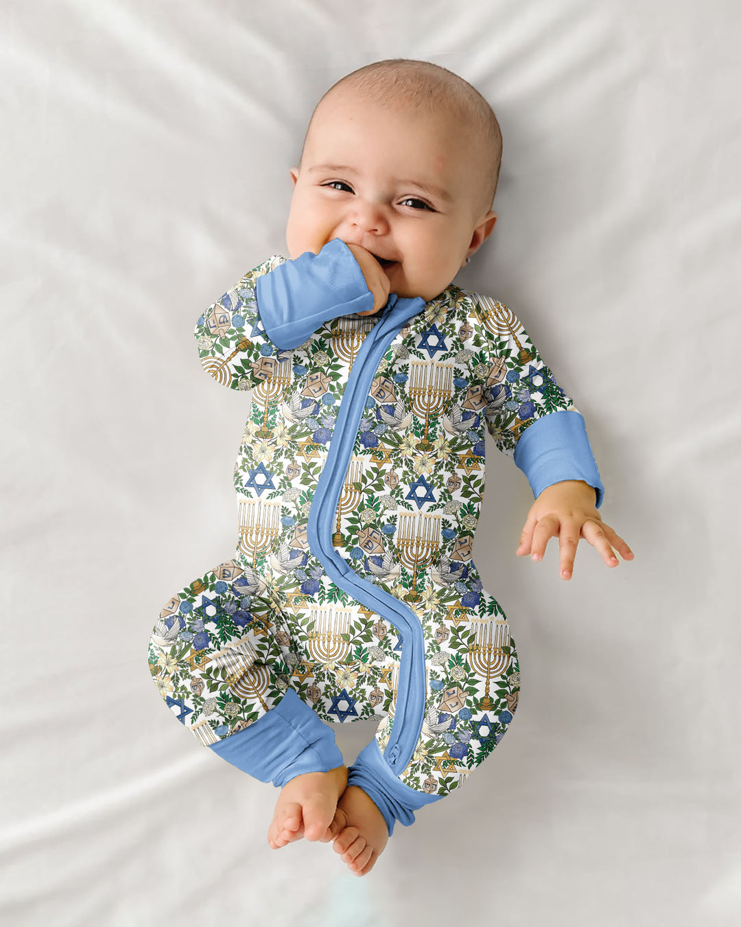 Hanukkah the Festival of Lights Mommy & Me Matching Bamboo Convertible Zippy