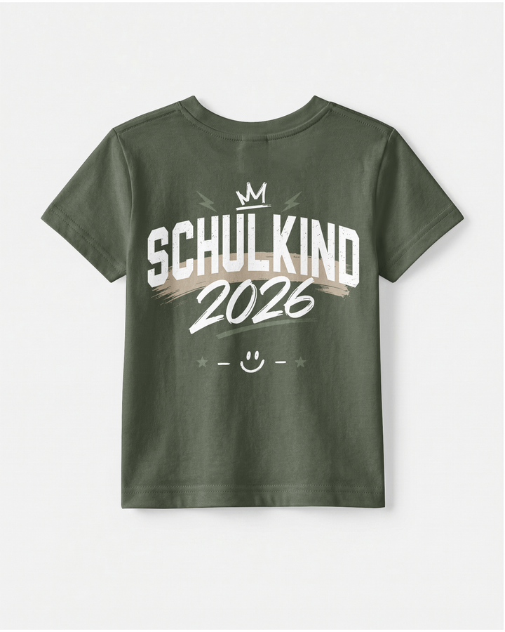 Custom Name First Day of School 2026 Bamboo Crewneck T-Shirt