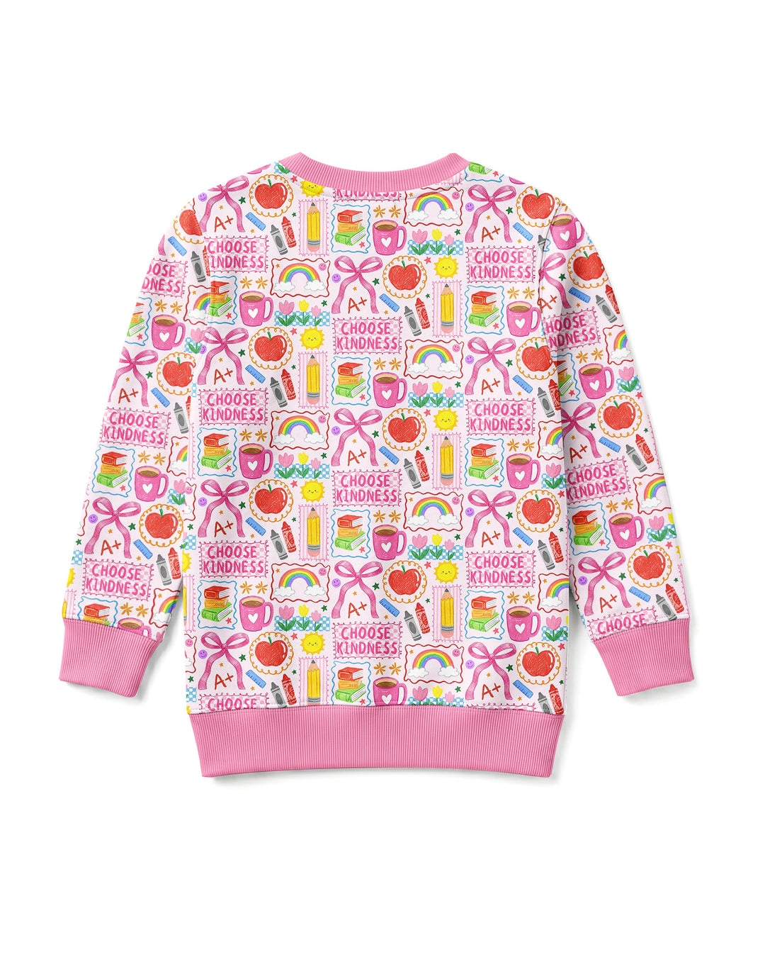 Kindness School Girl Bamboo Crewneck Sweatshirt
