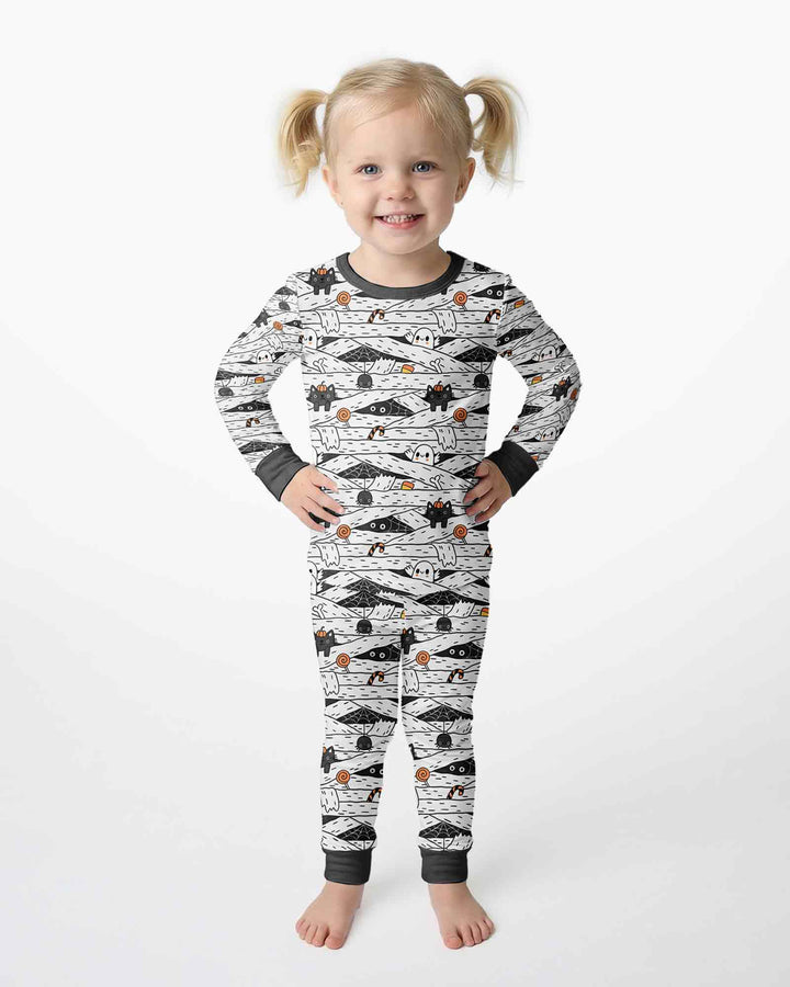 Template Bamboo Two Piece Long Sleeve Pyjamas Set