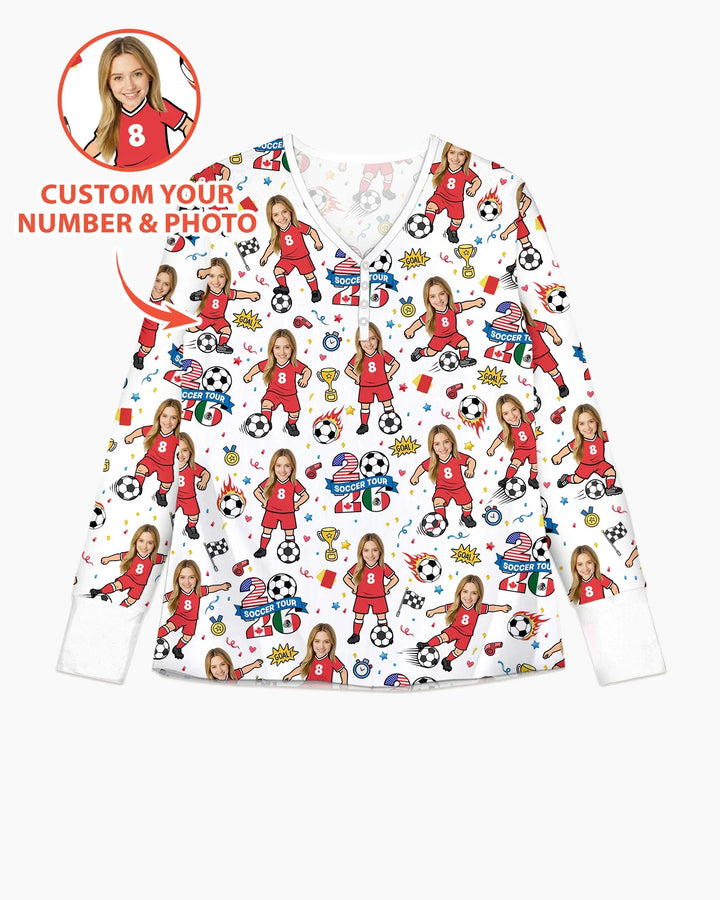 Soccer Tour 2026 Best Player Bamboo Women Pajama Set