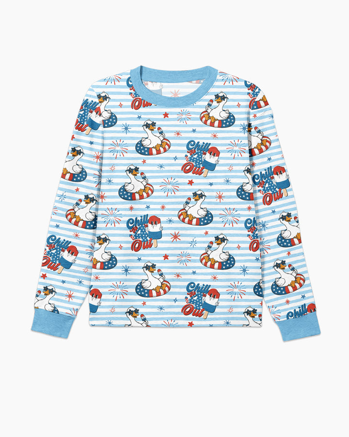 Chill the Fourth Out Bamboo Men's Pajama Set