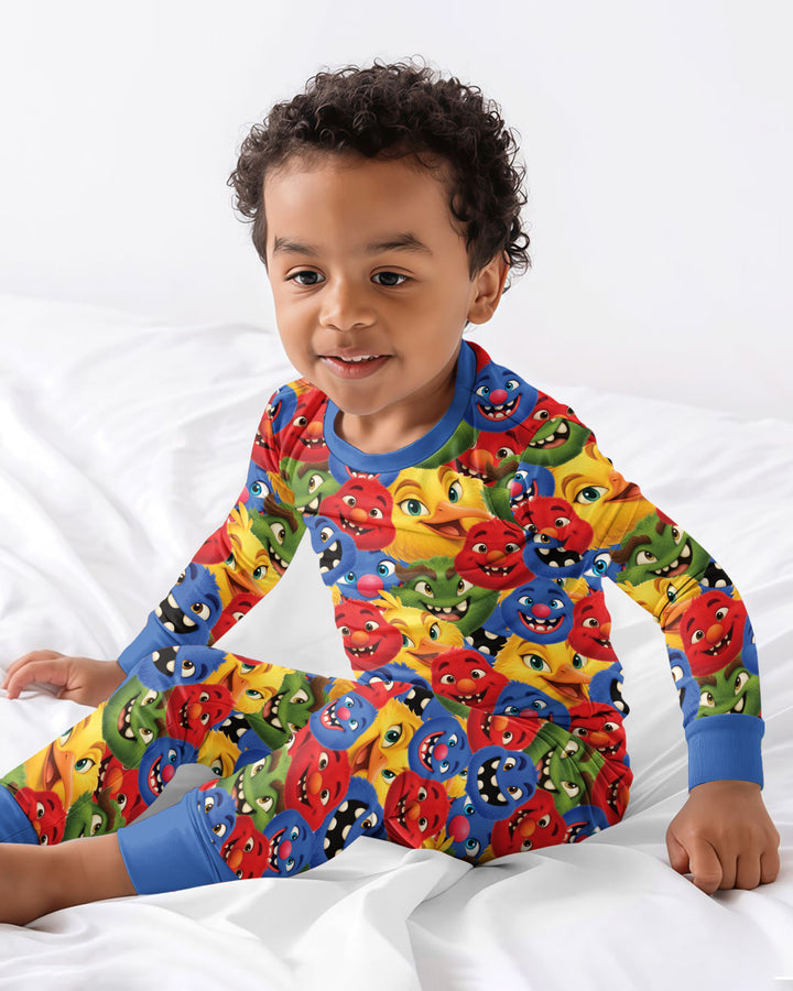 Let Have Some Fun Bamboo Two Piece Long Sleeve Pajama Set