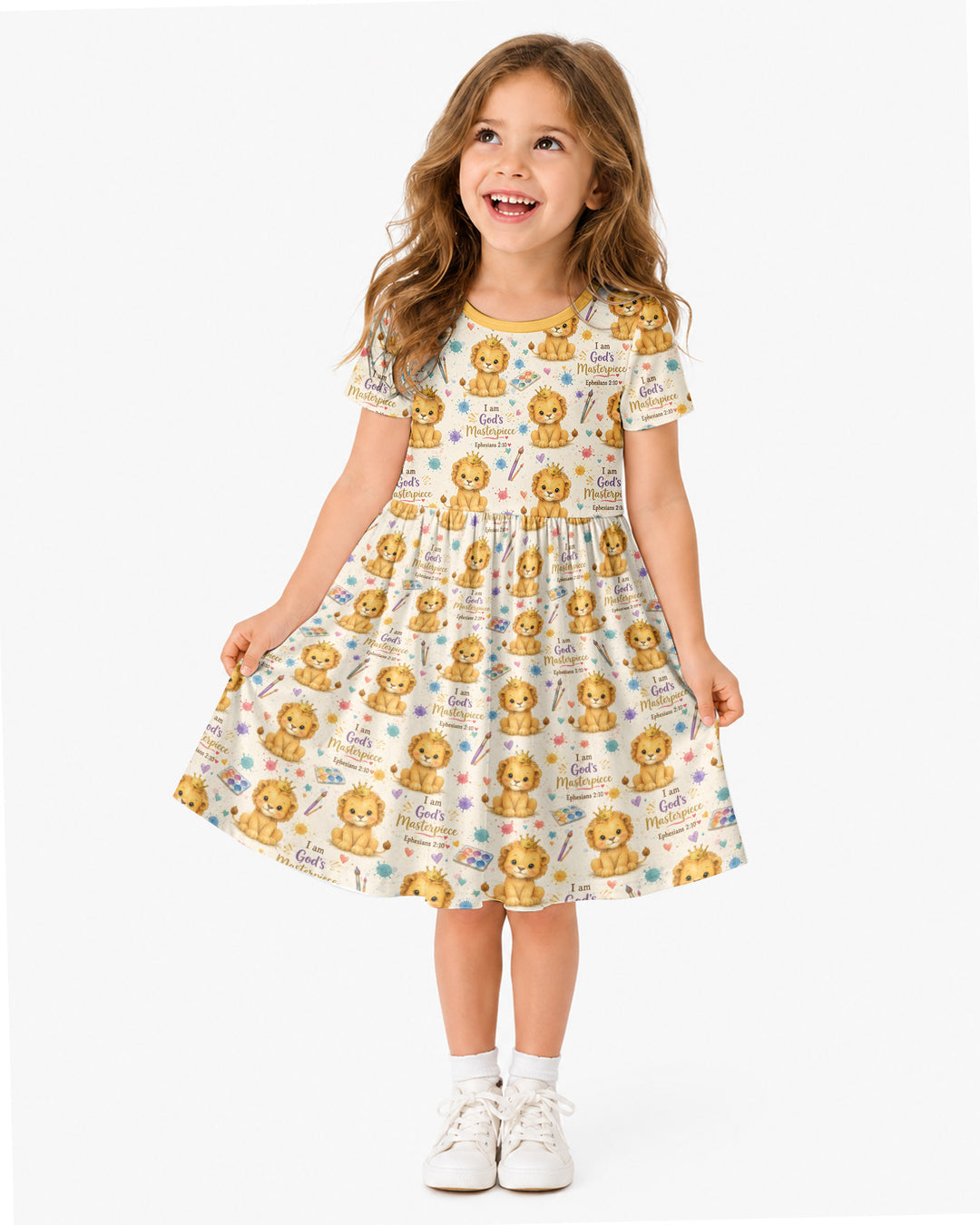 I Am God's Masterpiece Bamboo Twirl Dress