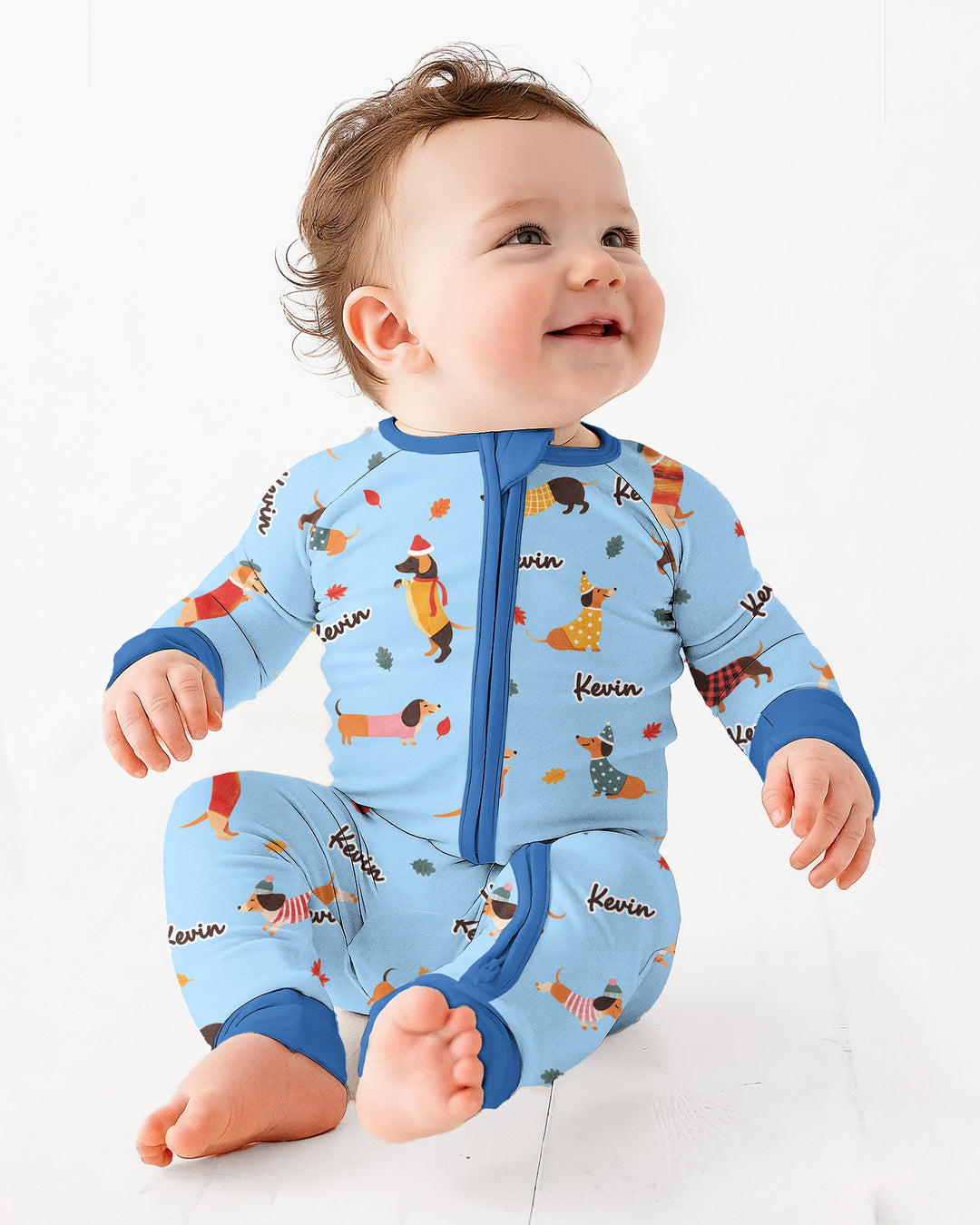Autumn Dachshund Kids Bamboo Convertible Zippy