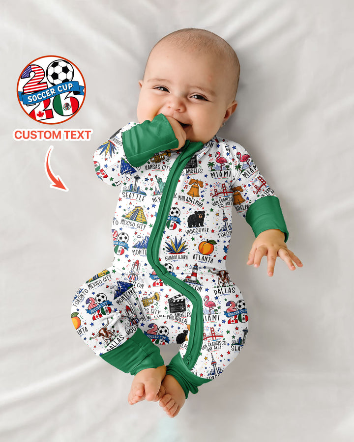 2026 Soccer Cup Host Citties Bamboo Convertible Zippy