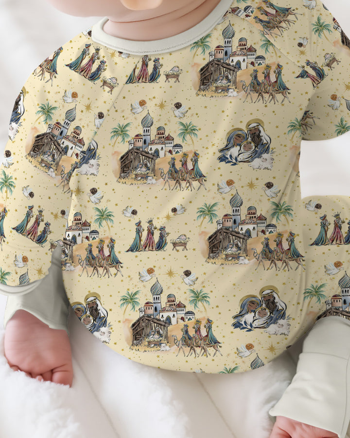 Nativity Christmas Family Matching Family Bamboo Convertible Zippy