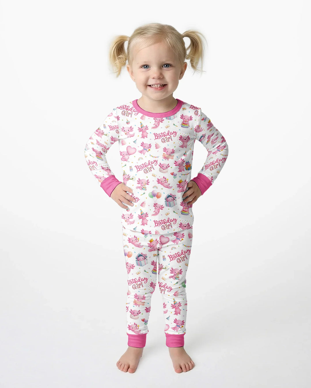 Template Bamboo Two Piece Long Sleeve Pyjamas Set