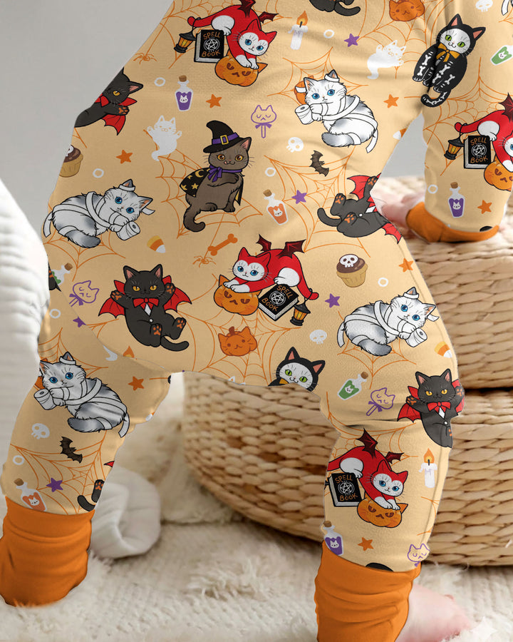 Spooky Kittie Bamboo Convertible Zippy