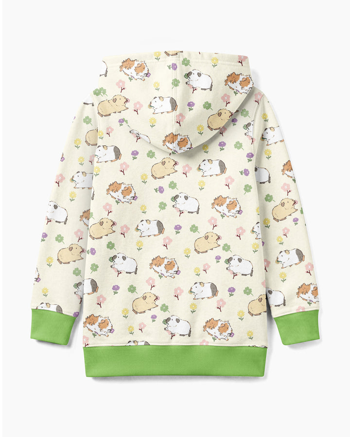 Guinea Pig Garden Bamboo Zip Hoodie