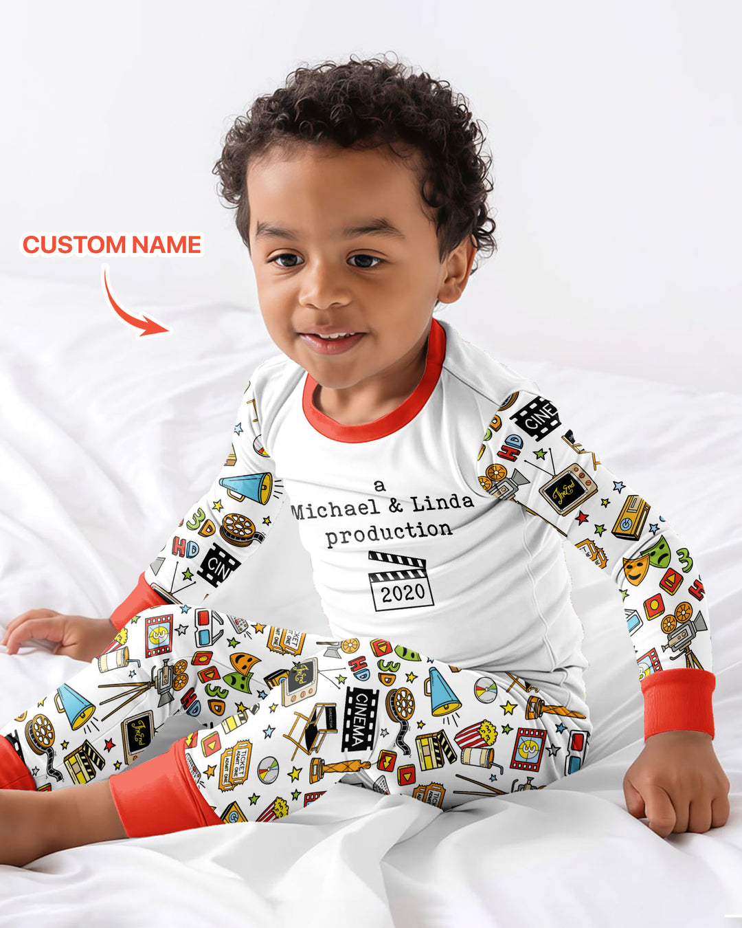 A Mom & Dad Production Bamboo Two Piece Long Sleeve Pajama Set
