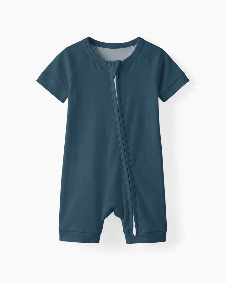 Solid Color Bamboo Shorty Zippy