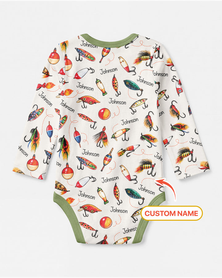 Custom Name Is It Too Soon to Ask for a Fishing Pole Bamboo Bodysuit