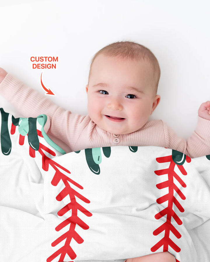 Icecream Drip Scale Bamboo Blanket