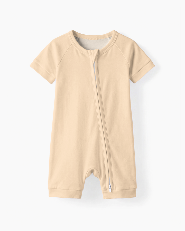 Solid Color Bamboo Shorty Zippy