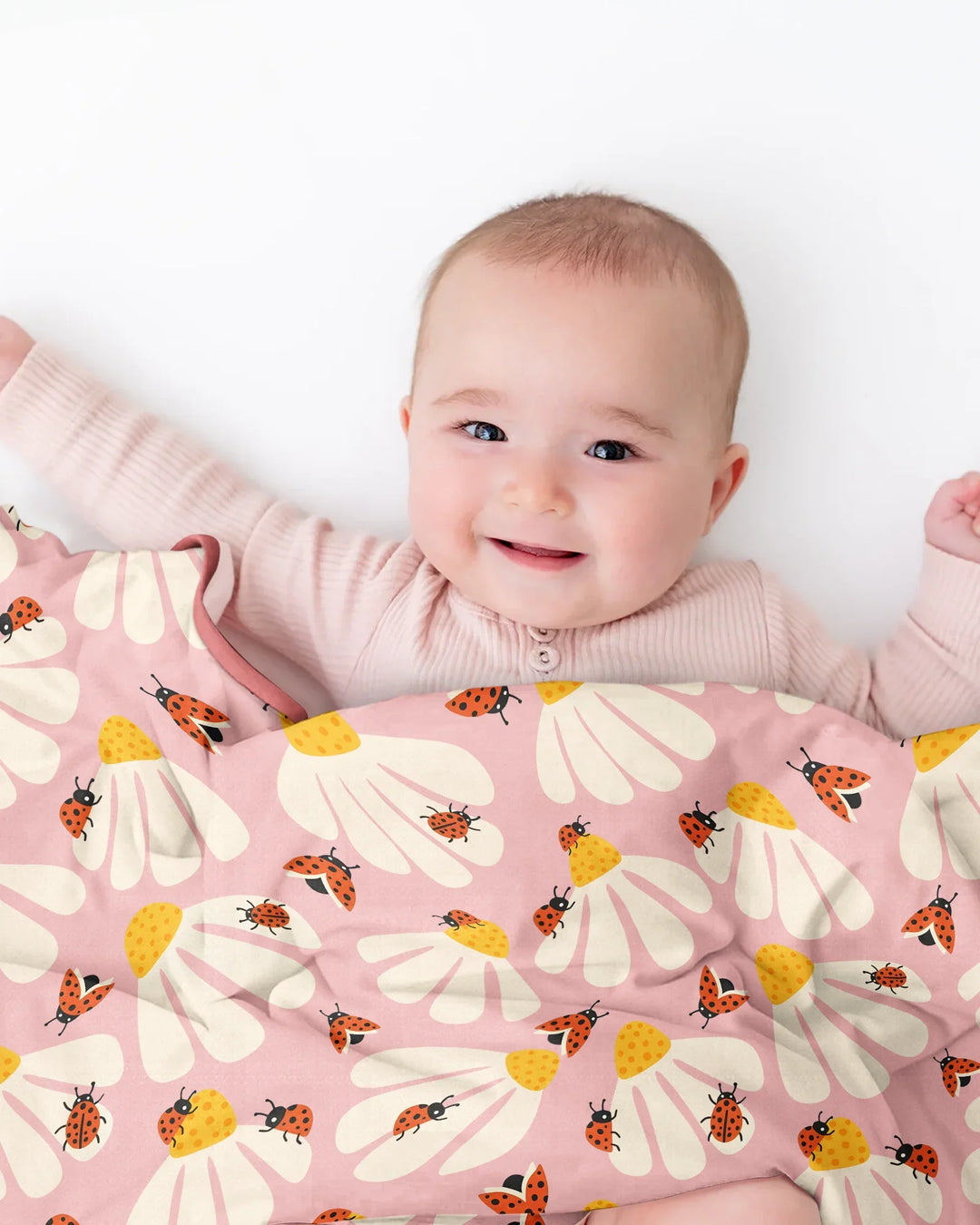Lucky Little Bug Bamboo Blanket