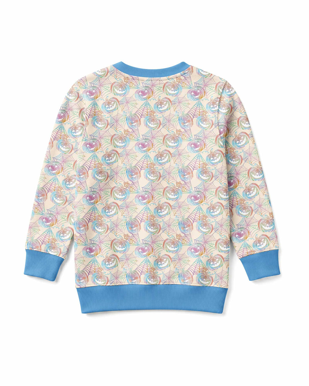 Pastel Halloween Jack O Lanterns Bamboo Crewneck Sweatshirt