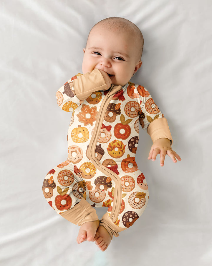 Cute Autumn Donut Bamboo Convertible Zippy