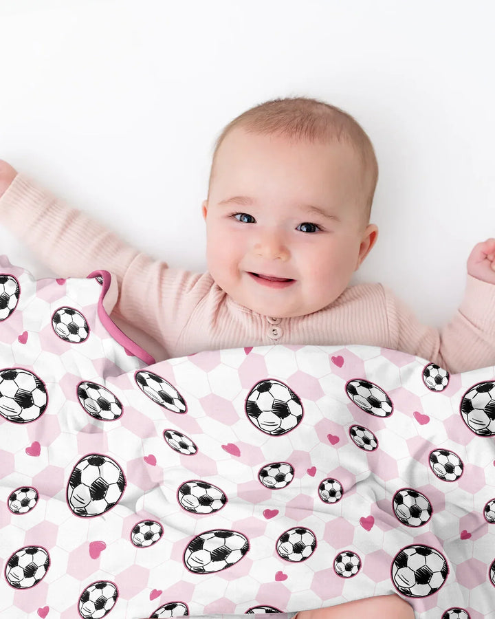 Goal Squad Family Matching Bamboo Blanket