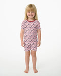 Fruit Bats Bamboo Two Piece Short Sleeve Shorts Pajama Set