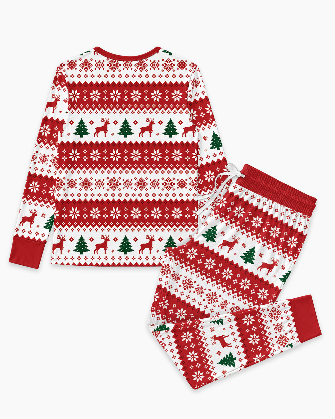 We Wish You Nothing Butt A Merry Christmas Bamboo Women Pajama Set