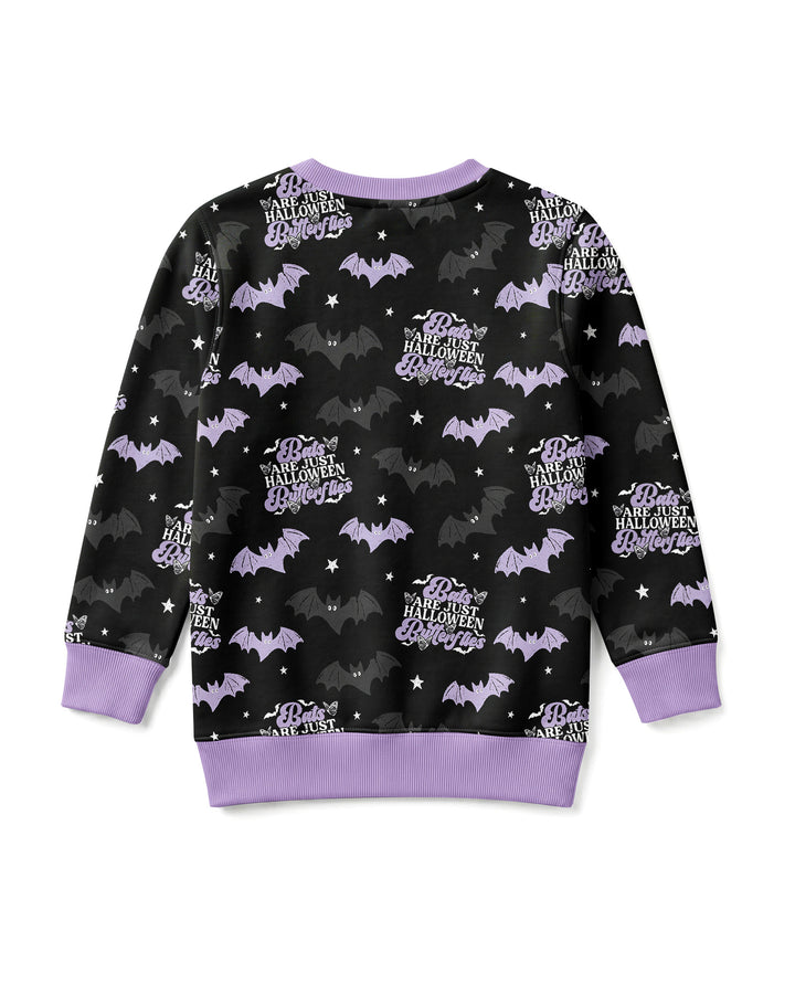 Halloween Butterflies Bamboo Crewneck Sweatshirt