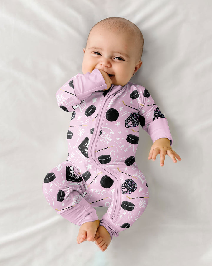Little Hockey Fan Bamboo Convertible Zippy