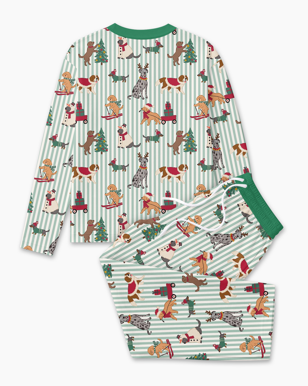 Christmas Pups & Holiday Adventures Bamboo Men's Pajama Set