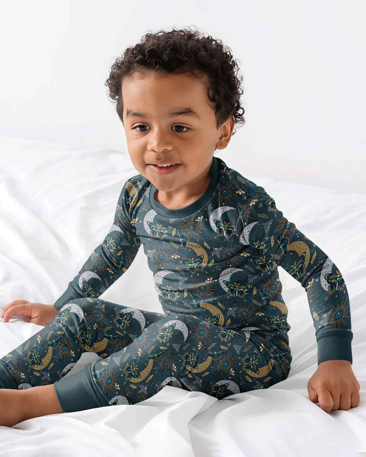 Template Bamboo Two Piece Long Sleeve Pyjamas Set
