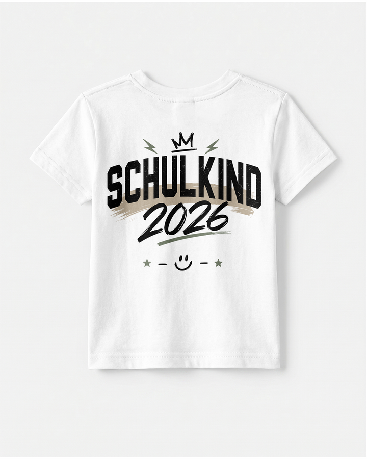 Custom Name First Day of School 2026 Bamboo Crewneck T-Shirt