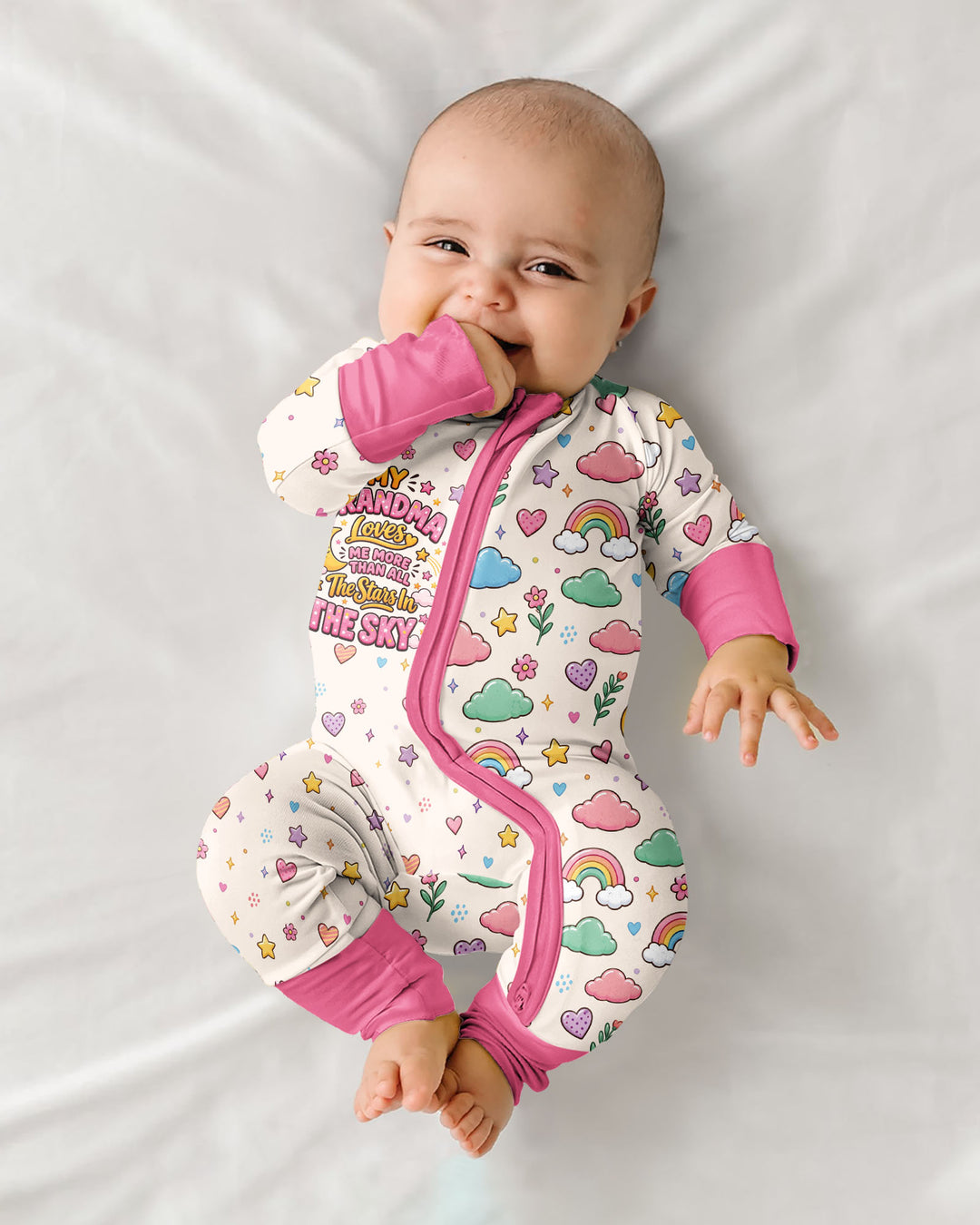 My Grandma Loves Me More Than All The Stars Bamboo Convertible Zippy