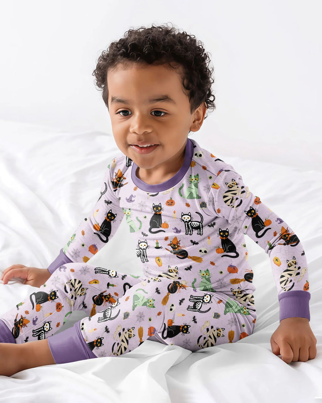 Template Bamboo Two Piece Long Sleeve Pyjamas Set