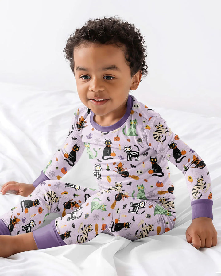 Template Bamboo Two Piece Long Sleeve Pyjamas Set
