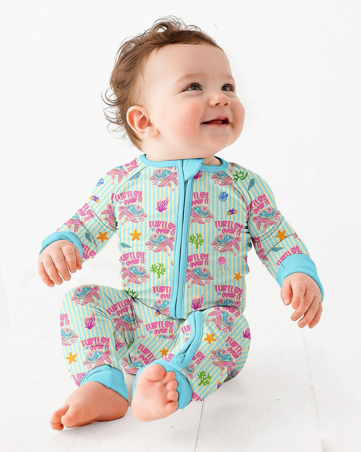 Turtley Over It Family Matching Bamboo Convertible Zippy