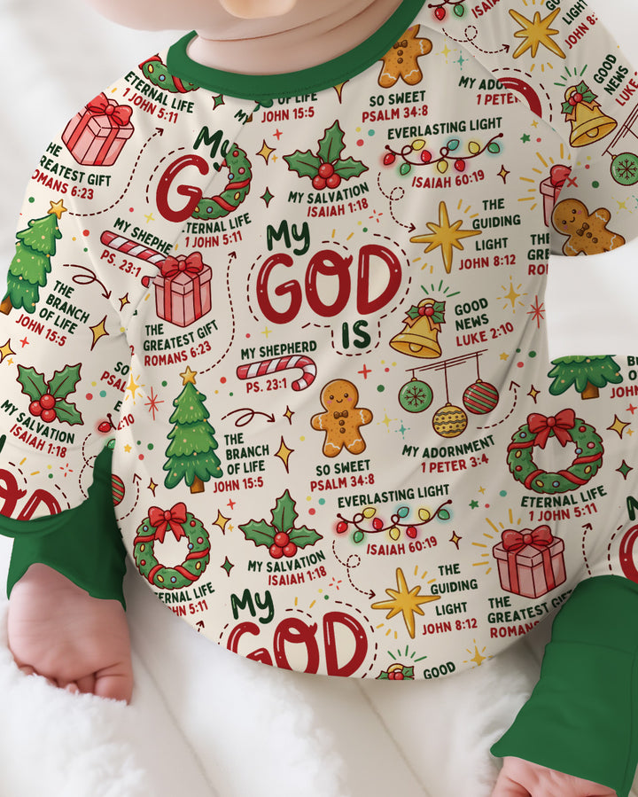 Christmas My God Is Bamboo Convertible Zippy