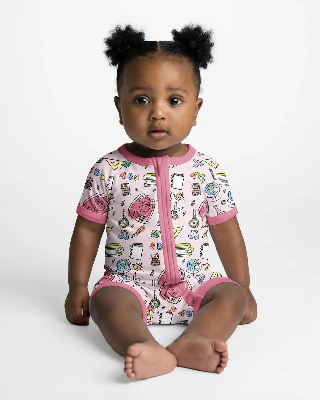 Doodle School Days Bamboo Shorty Zippy