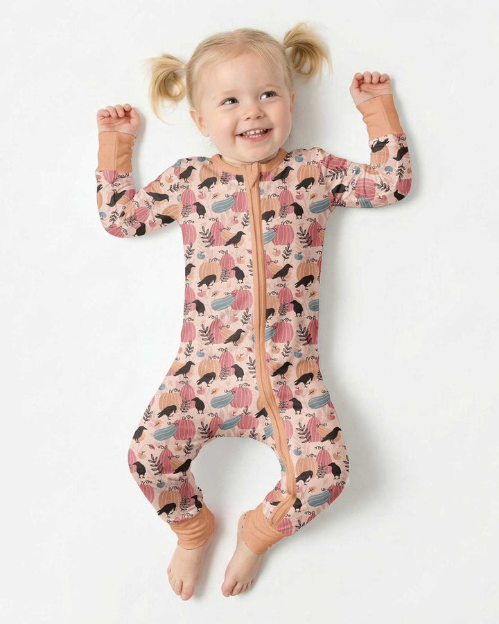 Pastel Pumpkin Patch Bamboo Convertible Zippy