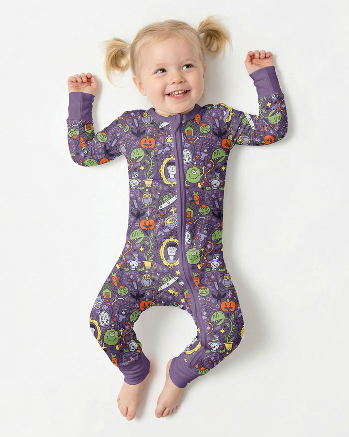 Halloween Monster Fun Bamboo Convertible Zippy