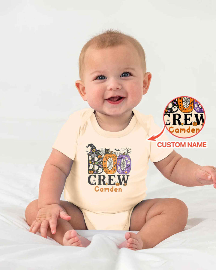 Personalized Boo Crew Bamboo Bodysuit