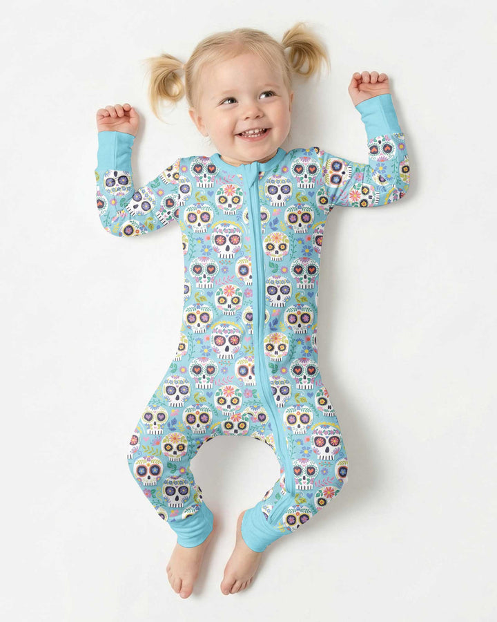 Floral Skull Bamboo Convertible Zippy