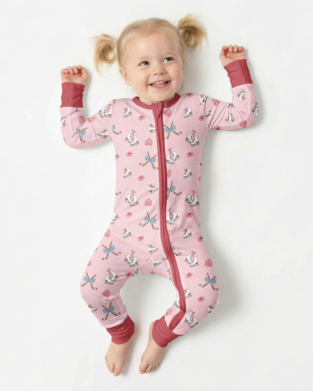 Girly Hockey Pink Bamboo Convertible Zippy