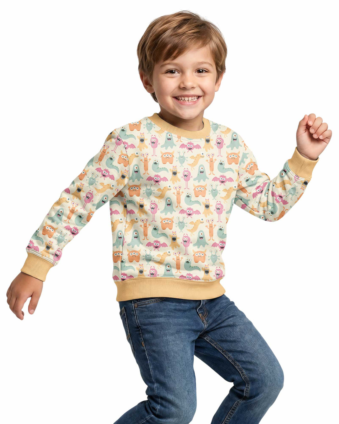 Monster Boo Bash Bamboo Crewneck Sweatshirt