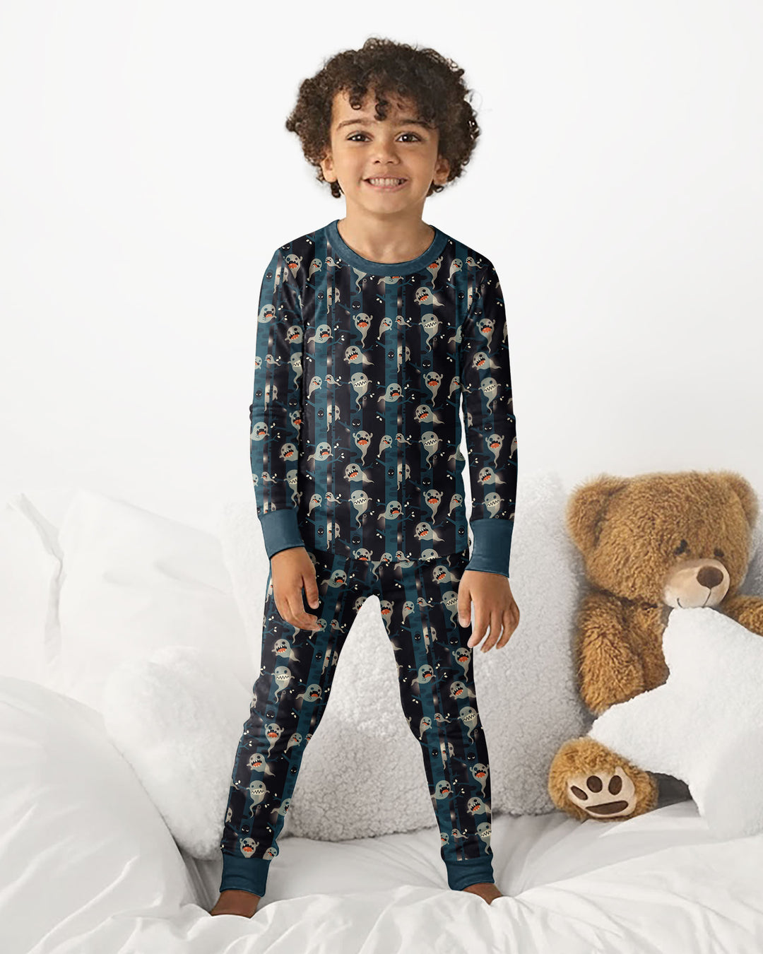 Scared yet Bamboo Two Piece Long Sleeve Pajama Set
