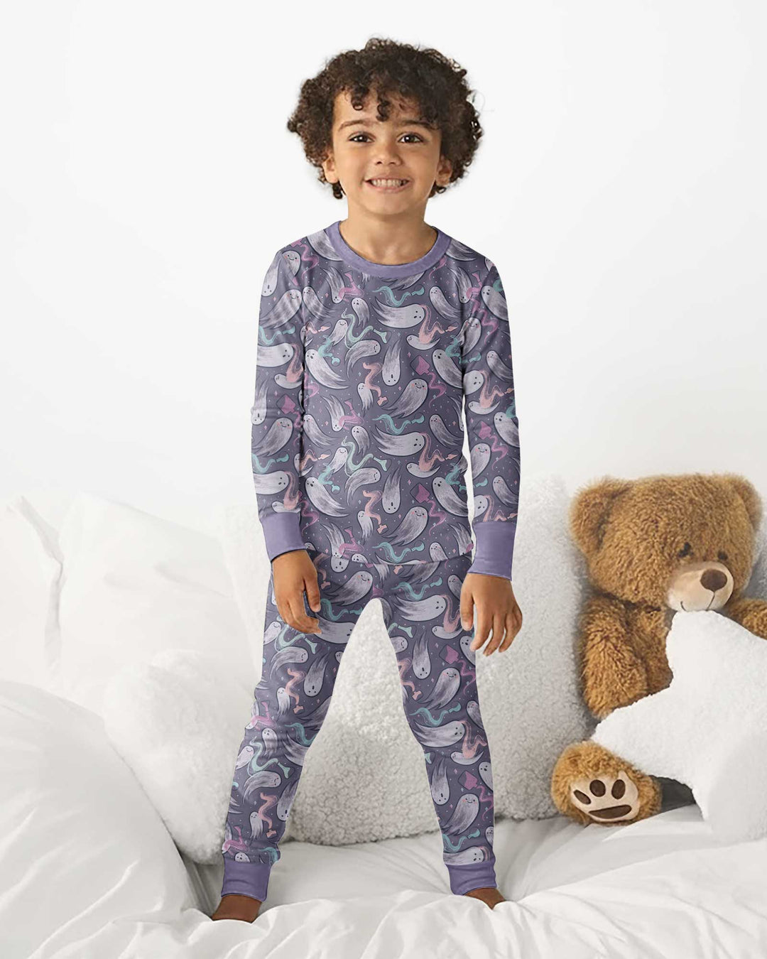 Whimsical Spirits Bamboo Two Piece Long Sleeve Pajama Set