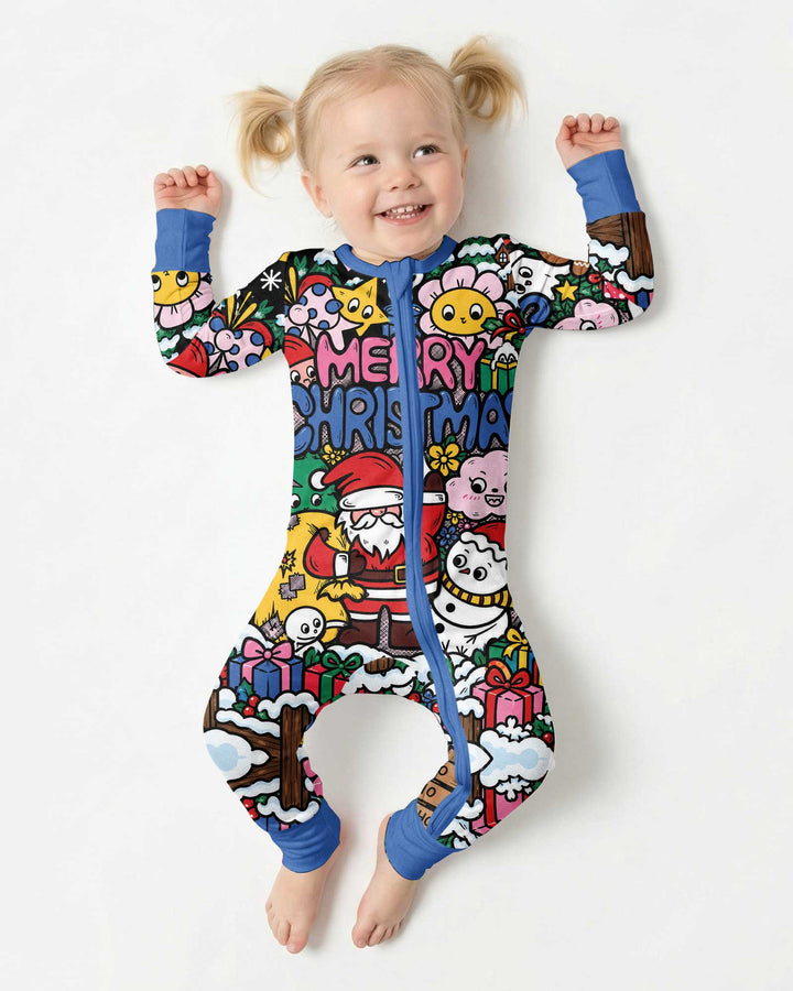 Merry Merry Christmas Bamboo Convertible Zippy