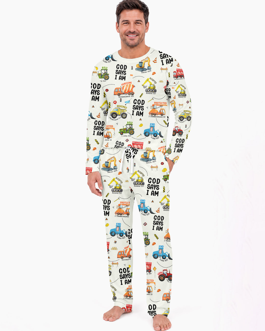 God Says I am Bamboo Men's Pyjamas Set