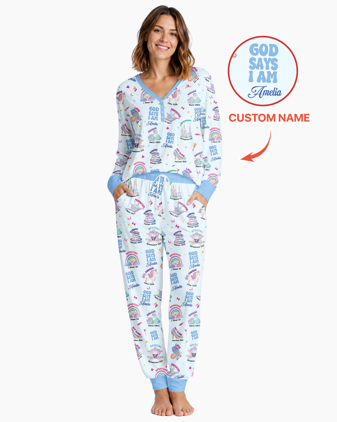God Say I am Women's Pyjamas Set